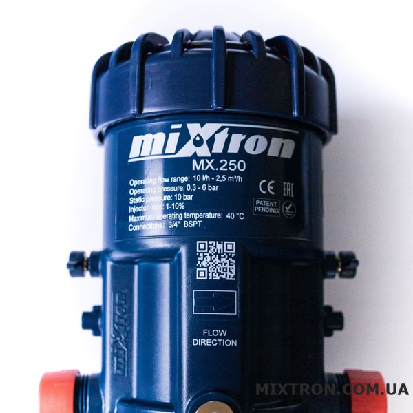 Дозатор Mixtron MX.250.P110, 1-10% 9000210 фото